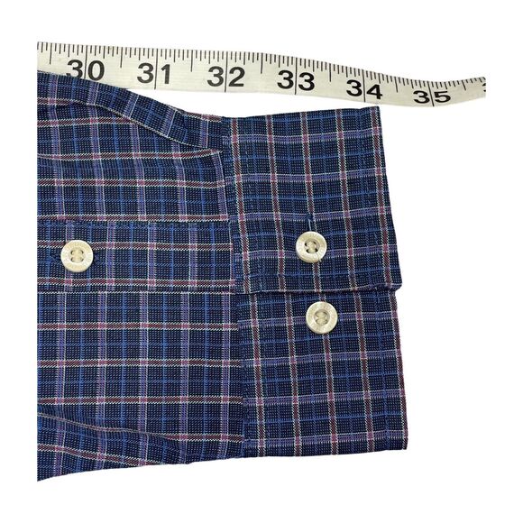 Fubu The Collection Plaid Long Sleeved Dress Shirt Men’s Size 16/18 NWT - Picture 6 of 9